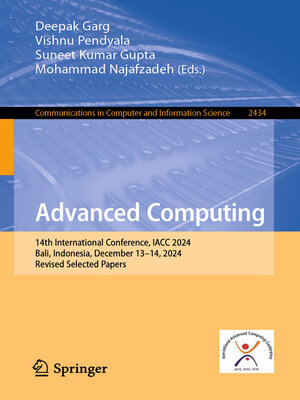 cover image of Advanced Computing